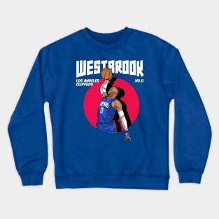 Russell Westbrook Comic Style Art Crewneck Sweatshirt